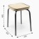 Stool collapsible tf03 r ivory