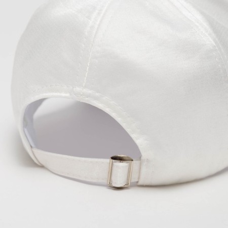 Women's cap Minaku with a gold contour white color, rr 56-58-5