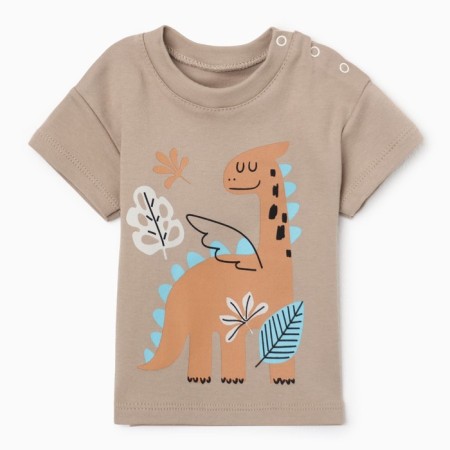T-shirt Troshka I'm "Dragosh", height 80-86 cm, beige