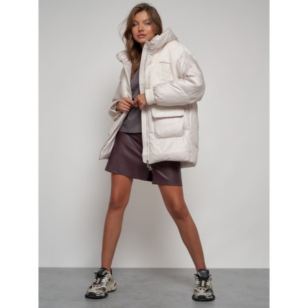 Winter jacket, size 54, beige color-16