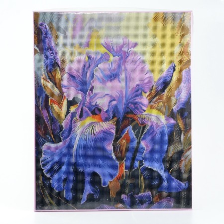 Diamond mosaic with a full filling on canvas with a subframe of Irisa, 40 x 50 cm-2