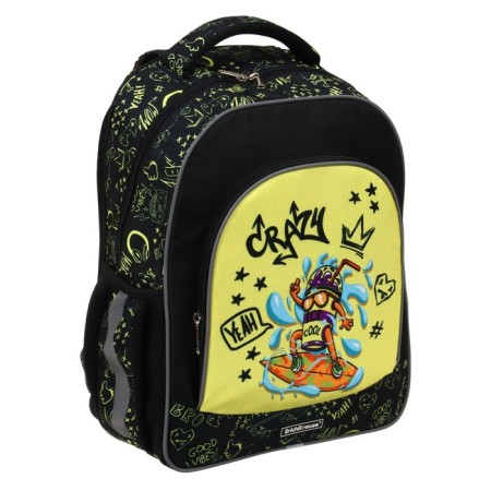 School backpack Erich Krause Ergoline 15l, 39 x 28 x 14 cm, ergonomic back, Funny Guys 56796-1