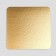 The substrate is reinforced, square, gold - 20 x 20 cm