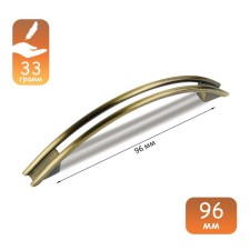 Cappio RSC001 handle, m/o 96 mm, bronze color