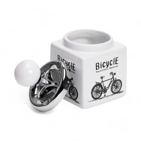 Ash for the house is a smokeless "bicycle", for cigarettes and sticks, 14 x 8.5 cm-1