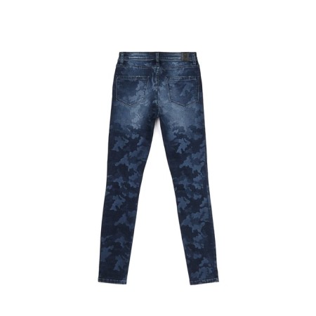 Women's jeans CONTE ELEGANT "Camouflage", size M, dark blue color-3