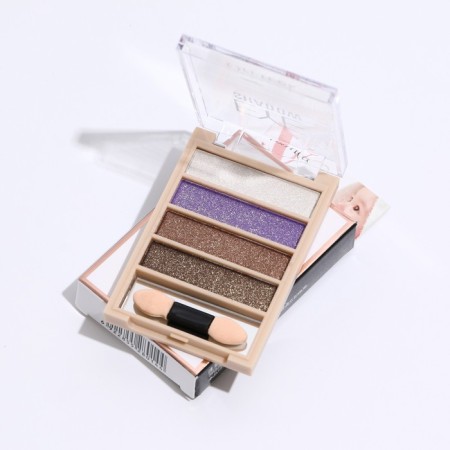 Palette of shadows for eyelids, 4 colors