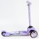 Scooter Children's folding cold heart, Pu 120/80 mm wheels, ABEC 7, purple color