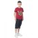 Costume for a boy, height 110 cm, burgundy color