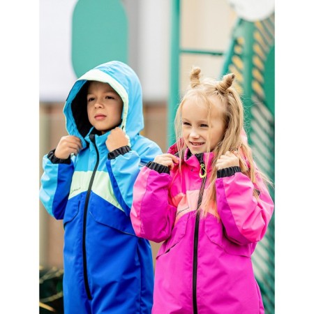Overalls with undercut children, height 128 cm, azure color-10