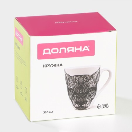 Porcelain share mug "Panther", 350 ml-5