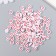 Beads for creativity plastic "Red Heart with a white middle" set 20 grams 0.7x0.7x0.4 cm 464563