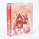 New Year. Gift box New Year's box. Gift box with a plastic handle "Christmas trees" 23.5 x 10 x 30.5 cm.