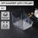 Organizer for alt spices, the color is transparent