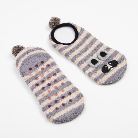 Women's socks Minaku with stoppers "Enotik", river 36-39-1