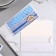 Money envelope "Happy Birthday!" Blue pattern, 19x9 cm
