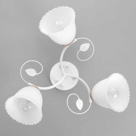 Luisa chandelier 3x60W E27 gold/white 48x48x24cm-2