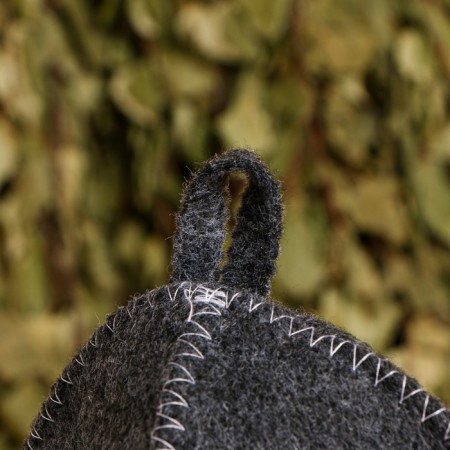Hat of a bath with embroidery "Naiman" gray-2
