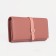Women's wallet on magnets, pink color