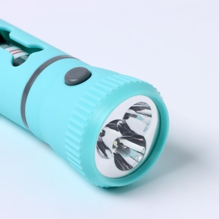 A container with a flashlight, cleaning packages for dogs (roll 15 pcs), blue-5