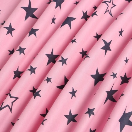 Printed "stars" Sh.160 cm, satin, 100% cotton-5