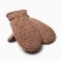 Women's mittens for claim Minaku 25 cm beige