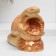 Piggy bank "Snake with a jug" ocher, 20x35x15cm