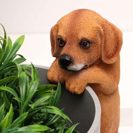 Suspended decor "puppy" 12x10x25cm-1