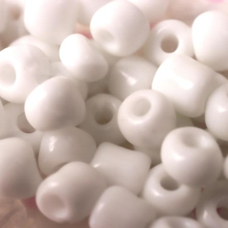 Round beads "black, white" 5 colors x 10 grams-2