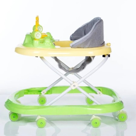 Walks Jolly Car BW140, 8 wheels, with sound effects, green color-1