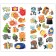 ABC with stickers. Kitty
