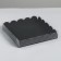 Cookie box, confectionery packaging with PVC lid, Present, 18 x 18 x 3 cm