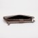 Women's wallet on the button, brown color