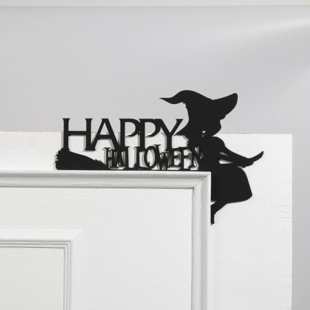 Decor on the door frame, Halloween decoration "Happy Halloween".