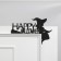 Decor on the door frame, Halloween decoration "Happy Halloween".