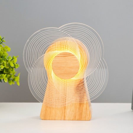 Sensor lamp "Wave" LED is spinning 6W USB 15x4x16 cm Risalux-2