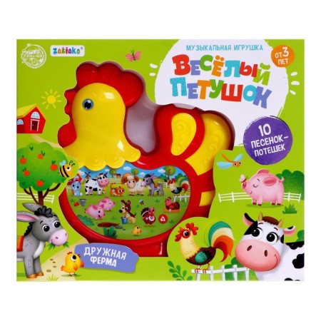 Musical toy "Friendly Farm" Sound, color mix-2