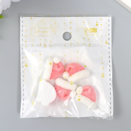 Decor for creativity velvet spraying "New Year's cap" 0.6x2.5x1.7 cm-3
