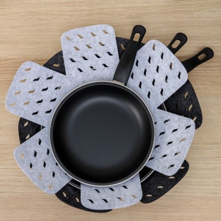 Boil liners "Gray", 2 pcs, 38 × 38 cm-2