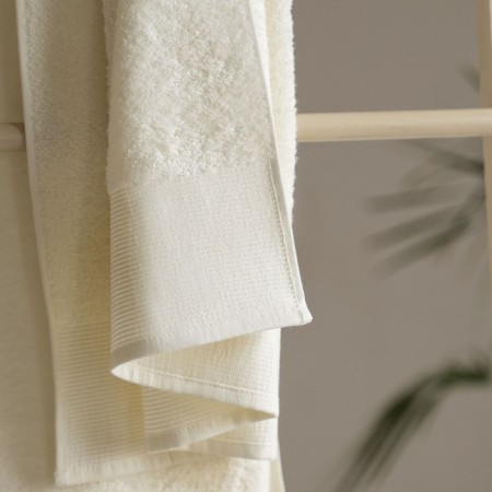 Terry towel Pasionaria "Play", 450 g, size 30x50 cm, white color-2
