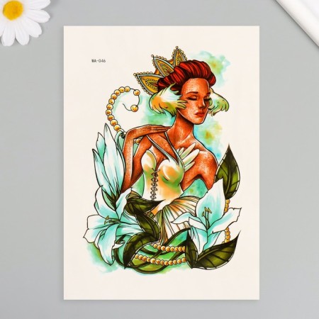 Tattoo on the body color "Princess Lilius" 26.1x14.6 cm-1