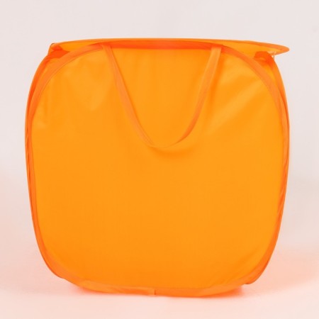 A basket for storing toys "fox" with a lid, 45 x 45 x 43 cm, orange-4