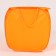 A basket for storing toys "fox" with a lid, 45 x 45 x 43 cm, orange
