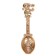 Spoon of a rake “Money”, 4.6 x 1.2 cm.