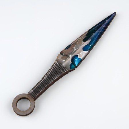 Souvenir wooden knife Kunai "Ice Stone", 26 cm-3
