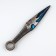 Souvenir wooden knife Kunai "Ice Stone", 26 cm
