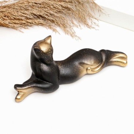 The figure "cat lies" black, 8x20cm-3
