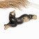 The figure "cat lies" black, 8x20cm