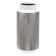 Decorative vase "Contrast", 14 × 14 × 30 cm, white color with silver