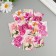 Cardboard "watercolor flowers" set 10 pcs (5 types) 4x6 cm